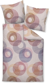 Janine Bettwäsche Feinbiber65175 0, Feinbiber, mit Reissverschluss