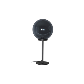 Outdoor-Tischlampe ,Orby', E27, Netzbetrieb, rauchgrau, 66cm, Ø 30cm