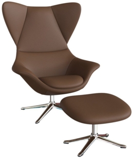 FLEXLUX Ohrensessel Stilo Relaxsessel, TV-Sessel, OTTOs Choice, Solitär, Stil-Ikone, drehbar, Fuß Aluminium