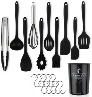 Clanmacy Back-Set Küchenutensilien Set, Küchenhelfer, Küchengerät, Kochgeschirr (12-tlg), (Set, 12-tlg), Mit Haken