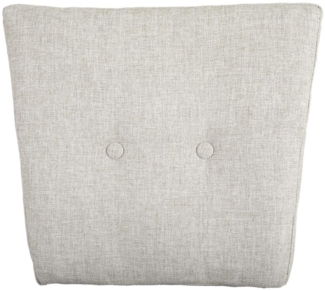 Rückenkissen für Gartenstuhl Lenora, Beige, 51x44x4 cm