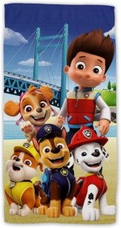 PAW PATROL Strandtuch Baumwolle Strandtuch Frottee Badetuch mit Premium Druck, 70x140 cm