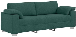 vidaXL Sofa 178cm Dunkelgrün Stoff 4105242
