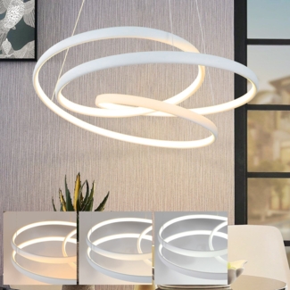 ZMH Hängelampe LED Pendelleuchte Esstisch - Hängeleuchte Dimmbar 55W Esstischlampe 50CM Esszimmerlampe Modern Pendellampe mit Fernbedienung Wohnzimmerlampe Hängend für Wohnzimmer Schlafzimmer Küche