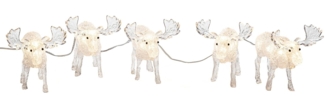 Konstsmide LED Acryl Elche 5er-Set für Außen