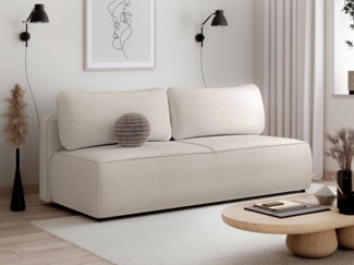 Beautysofa Sofa DARLING mit Schlaffunktion und DL-System, mit Bonell- & Wellenfederung, DL-Auszug und Bettkasten