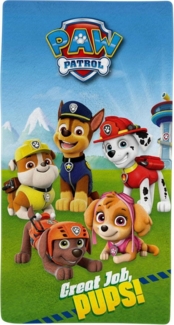 PAW PATROL Kapuzenhandtuch Handtuch Paw Patrol, 100% Baumwolle (1-St)