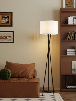 OYLCDI Stehlampe LED Stehlampe dimmbar Wohnzimmer Leselampe schwarz Standleuchte, 9W LED-Leuchtmittel,Stehlampe, Stehleuchte 165cm, mit Fußschalter, Leuchtmittel wechselbar, warmweiß-Neutralweiß-kaltweiß, Stehleuchte Triangle Stehlampe Wohnzimmer mit S...