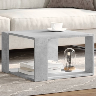 vidaXL Couchtisch Betongrau 51,5x51,5x30 cm Holzwerkstoff 848139