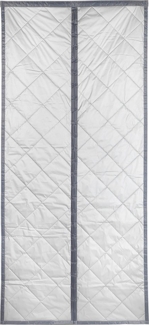 Maximex Türvorhang Wärmeschutz 2in1, Klettband (1 St), verdunkelnd, Polyester, 80x200 cm, Thermo-Vorhang, reflektierende Außenseite, blickdicht