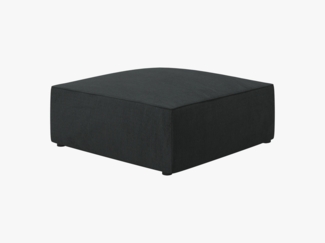 Micadoni Hocker Ruby 1-Sitzer Kord Scala Schwarz