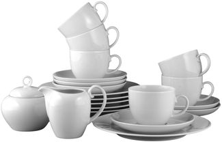Seltmann Weiden Rondo/Liane Weiß Kaffeeservice 20-teilig
