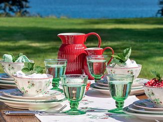 Greengate Geschirrtuch Berry Geschirrtuch petit white 70x50 cm