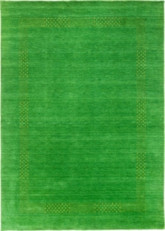 Morgenland Gabbeh Teppich - Loribaft Indus - Nova - rechteckig - 200x140 - Grün