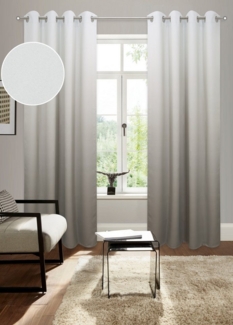 Bruno Banani Verdunkelungsvorhang Clemton (1 St), Ösen, verdunkelnd, Polyester, Verdunkelung, Schutz, Privatsphäre, blickdichter Vorhang