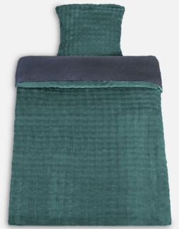 Leonado Vicenti Bettwäsche Winter Teddy Plüsch Bubble, Microfaser, 2 teilig, Flauschig warmes Cashmere Touch, Einfarbig, Wellen Design