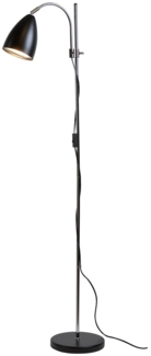 Belid Sway Stehleuchte schwarz chrom E27