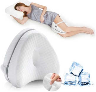 RWEUOQ Kopfkissen Kniekissen Beinkissen für Seitenschläfer Druckentlastend Memoy Foam, Knie Beinkissen zur Linderung von Bein- Rücken- und Knieschmerzen
