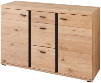 Kommode Sonos , Echtholz, Holzwerkstoff , Holzfarben , 134 x 86 x 42 cm