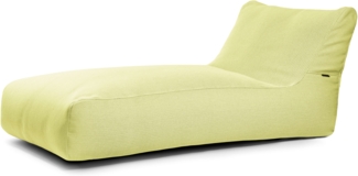 Sitzsack ‘Sunbed 90‘, Bezugstoff - Canaria, 100% Olefin, Lime, 80x180x100 cm cm.