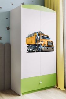 Bjird Kinderkleiderschrank Kleiderschrank Babydreams (4 Einlegeböden und Schublade) 175x90x52 cm