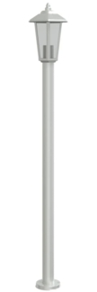 vidaXL Wegeleuchte Silbern 120 cm Edelstahl 4006383