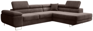 Luxusbetten24 Schlafsofa Designer Sofa Aston, mit Schlaf- und Klappfunktion