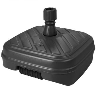 Doppler Design-Füllsockel mit Rolle 50 Liter - befüllbar mit Wasser oder Sand, anthrazit,für Sonnenschirme bis Ø 300 cm
