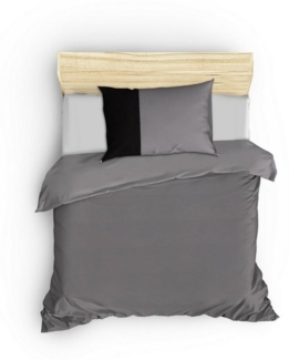 L'Essentiel Maison Bettwäsche Set Plain, Baumwolle, 2 teilig, Langlebige Qualität, Sanft & Weich, 3 Größen