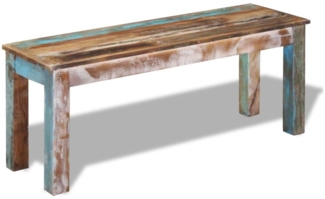 vidaXL Bank Altholz 110x35x45 cm 243454
