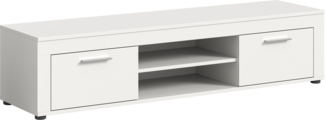 INOSIGN Lowboard Aosta, Breite 160 cm, in verschiedenen Farbausführungen, mit 2 Klappen und 2 offenen Fächern, TV-Board, Mediaboard, TV-Möbel