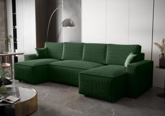 ALTDECOR Ecksofa BALLARO U, Couch mit Schlaffunktion, Wohnzimmer - Wohnlandschaft