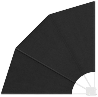 vidaXL Balkon Sichtschutz Anthrazit 115 x 115 cm Stoff 42000905