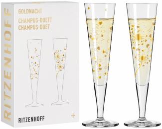 Ritzenhoff 6031007 Champagnerglas-Set F24 GOLDNACHT Ana Vasconcelos 2024