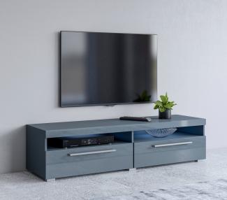 INOSIGN Lowboard India,Breite 140 cm, stilvolle Fernsehschrank mit offenen Fächern, TV-Board ohne Beleuchtung, TV-Kommode mit viel Stauraum