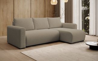 storez24 Ecksofa Tally, mit Bettkasten und Schlaffunktion, L-Form, bequem