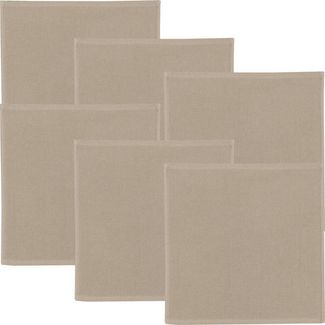 Erwin Müller Geschirrtuch Spültuch 6er-Pack, Baumwolle Uni