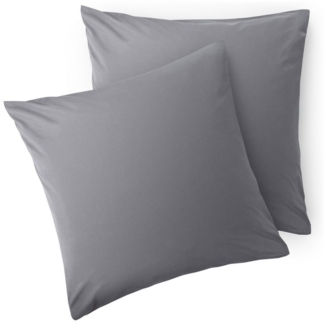 Blumtal Kissenbezüge aus gebürstetem Mikrofaser-Gewebe, (2 Stück), mit Reißverschluss oder Verschlusslasche