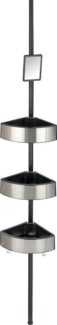 WENKO PREMIUM Dusch Eckablage, Schwarz