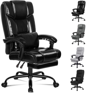 ALFORDSON Bürostuhl mit verstellbarer Lendenwirbelstütze, hohe