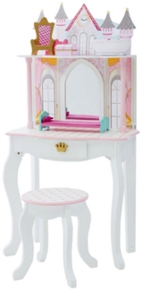 Teamson Schminktisch Schminktisch Dreamland Castle mit Hocker & Zubehör