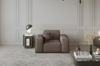 Sessel Designersessel CELES in Stoff Scala Taupe