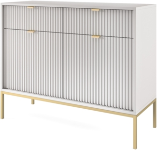 AX LIVING Sideboard mit Schubladen Eternas KSZ154 154cm Modern in Grau