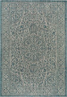 benuta Outdoorteppich Cleo, rechteckig, Höhe: 5 mm, Kunstfaser, Berber, Ethno-Style, Wohnzimmer