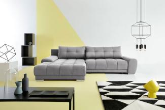 Ecksofa Wave, Seite: Rechts 2R-LC, Farbe: Monolith 85