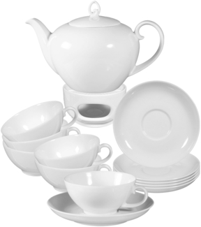 Seltmann Weiden Rondo/Liane Weiß Teeservice 14-teilig - DS