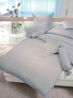 Hochwertige Janine Mako-Satin BETTWÄSCHE MODERN CLASSIC 3912 in verschiedenen Größen und Farben 200x220 / 80x80 cm anthrazit 48