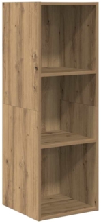 vidaXL TV-Schrankset Artisan-Eiche 37 x 37 x 107 cm Holzwerkstoff 875082