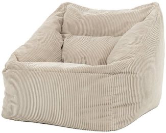 icon 'Morgan' Sitzsack-Sessel, Cord, Beige, 100 x 80 cm