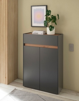 INOSIGN Schuhschrank City/Giron, modernes Schuhregal, Schrank für 16 Schuhe, Schuhkommode eine Schublade und vier Schuhfächer, viel Stauraum, 93 cm breit